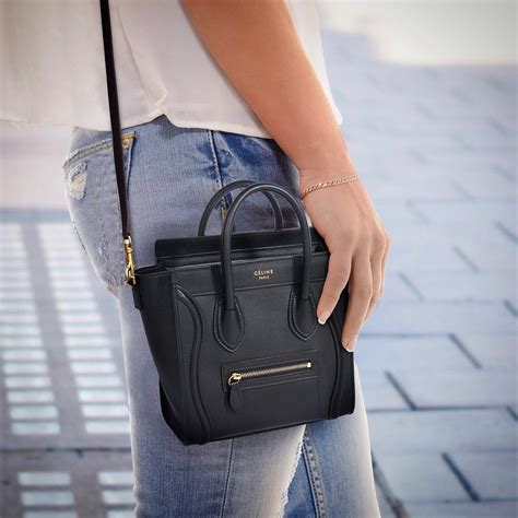 celine handbag luggage|celine nano luggage shoulder bag.